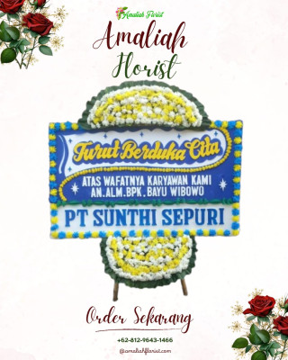 Papan Bunga Duka di Tengah Tani